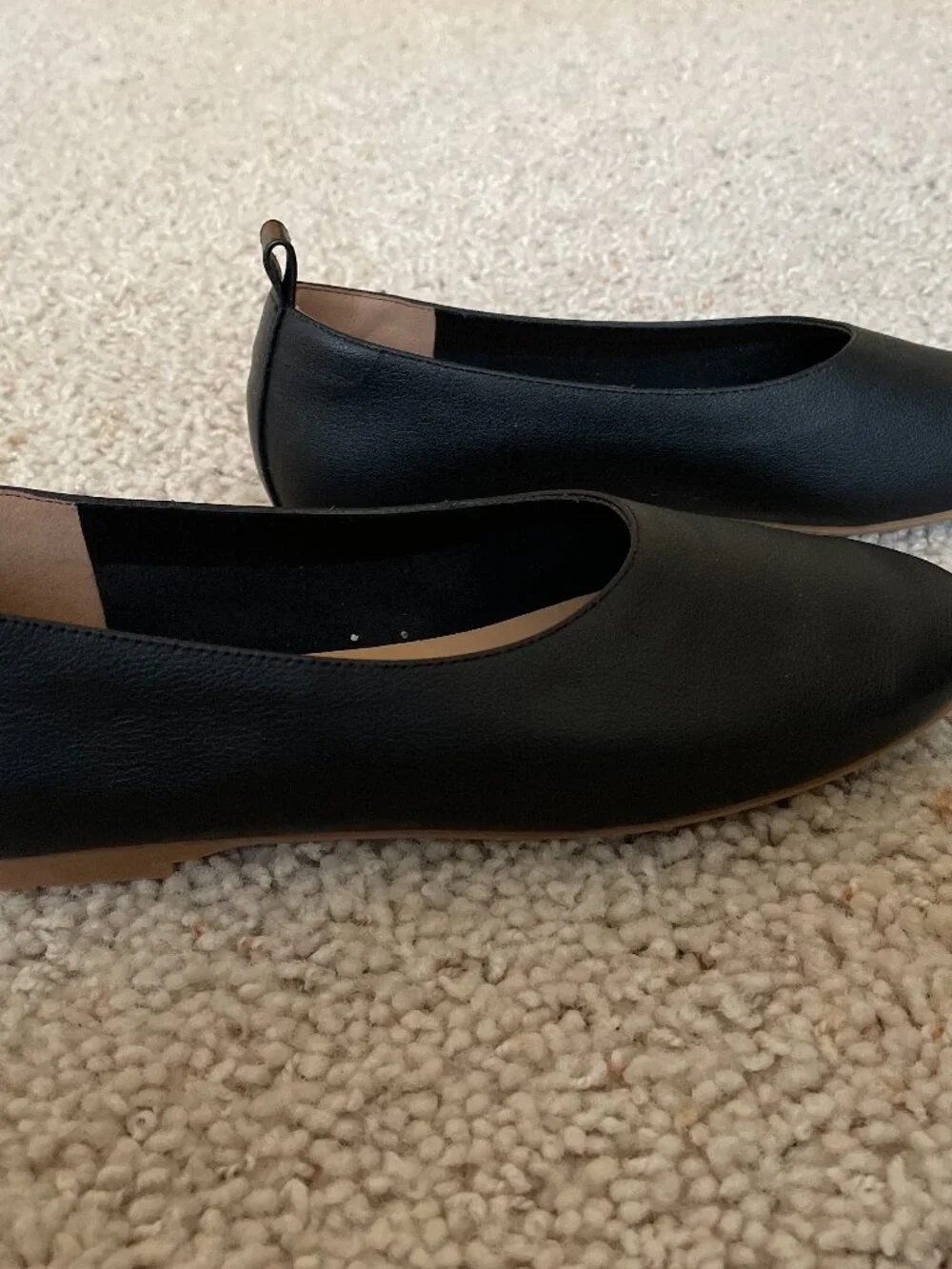 Quince Italian Leather Glove Ballet Flat - Size 7.5 - Black - New! - Picture 5 of 8